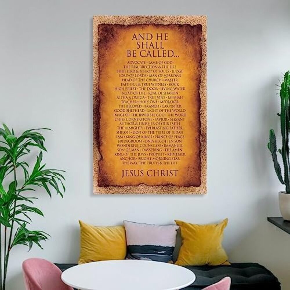 Vintage Posters Name Above All Name Life name of Christ